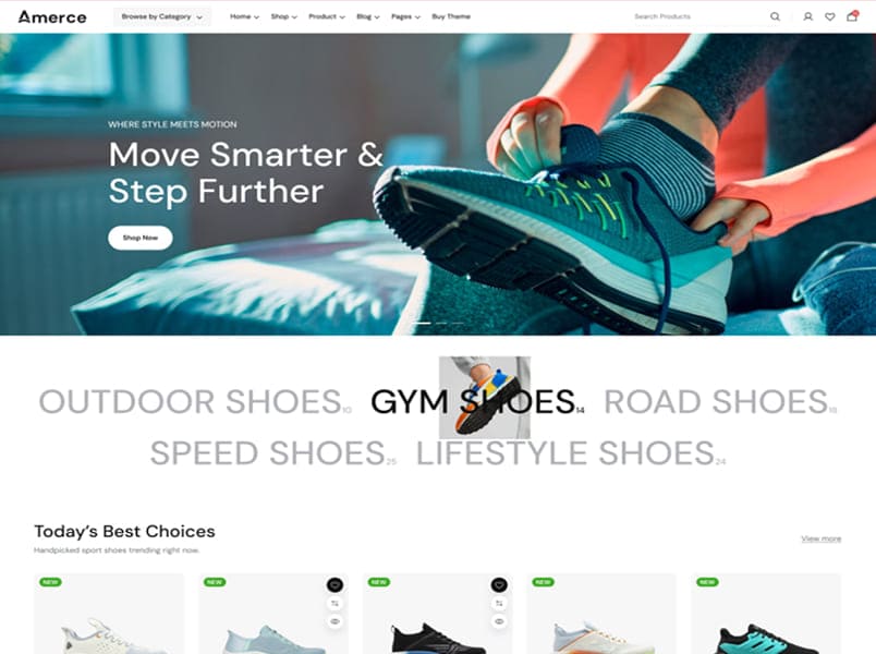 Home Sneaker storefront preset